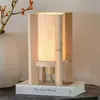 GOOD & MOJO Lampe de table Corsica, naturel, 30 cm, bois d'aulne