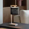 It s About Romi Lampe de table Boston sable abat-jour noir