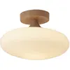 It's About RoMi SAPPORO S-Plafonnier Fer/Verre Ø28cm Blanc