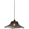 GOOD&MOJO Suspension ondulée en bambou noir 65x20 cm Ibiza - Good & Mojo