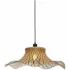 Suspension ondulée en bambou noir et naturel 65x20 cm Ibiza - Good & Mojo