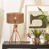 Lampe à poser en bambou naturel avec abat-jour en rotin 30x45 cm Iguazu - Good & Mojo