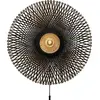 Lampe murale en bambou noir et naturel 87x20 cm Kalimantan - Good & Mojo