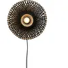 Lampe murale en bambou noir 30x8 cm Kalimantan - Good & Mojo