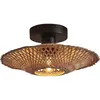 Plafonnier en bambou naturel 30x8 cm Kalimantan - Good & Mojo