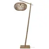 GOOD&MOJO Lampadaire en bambou naturel avec abat-jour en bois naturel 176x48 cm Madeira - Good