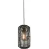 Suspension tube en rotin noir 18x35 cm Tanami - Good & Mojo