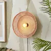 Lampe murale en bambou rouge et naturel 45x9 cm Pantanal - Good & Mojo