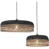 2 Suspensions en bambou noir et naturel 60/40 cm Ubud - Good & Mojo