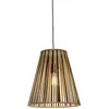 GOOD&MOJO Suspension en bambou noir et naturel 40x42 cm Merapi - Good & Mojo