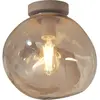 It's About RoMi HELSINKI-Plafonnier Rocher Fer/Verre Ø26cm