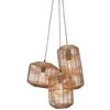 Suspension avec 3 abat-jours en rotin naturel 18x25 cm Tanami - Good & Mojo
