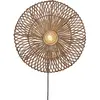 Applique ronde en rotin naturel 55x14 cm Zanzibar - Good & Mojo