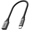 AD-1011 câble USB 0,15 m USB A USB C Noir, Gris