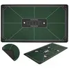 Tapis de Poker Vert Antidérapant 140 x 80 cm en Polyester et Caoutchou...