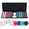 Non communiqué Set de Poker - Mallette Argentée 500 Jetons 11,5g sans numéro