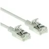 ACT Slimline - Cordon de raccordement - RJ-45 (M) pour RJ-45 (M) - 2 m - 3.8 mm - U / FTP (Paire torsadée blindée) - CAT 6a - moulé, sans crochet,