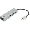 ACT AC7055 Hub 3 ports USB-C 3.2 (USB 3.0) avec port Gigabit Ethernet