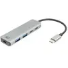 ACT - Concentrateur (hub) - 2 + 2 x USB-C 3.2 Gen 1 - de bureau