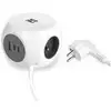 ACT - Coupe-circuit - entrée : power CEE 7/7 - connecteurs de sortie : 3 (3 x type E, 2 x USB-C, USB) - 1.5 m cordon