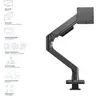 ACT - Kit de montage (bras pour moniteur) - pour Ecran LCD - aluminium, plastique, acier - noir - Taille d'écran : 17"-49"
