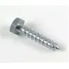 TOPCAR - 100 tirefonds tête six pans 12X50 - 571-12X50