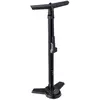 BBB Cycling AirSteel BFP-27 Pompe à air pour vélo | Pompe à Pied avec manomètre | Pompe à Main avec DualHead 3.0 pour Presta Dunlop et Schrader | Noir