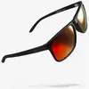 Lunettes polarisee bbb town noir mat  rouge