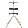 Support TV One for all Quadpro WM7476 pour écran de 32" à 70" Bois Clair