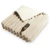 Yentl Striped Couverture Chauffante Electrique - 200x200 cm - Beige