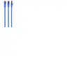 Câble réseau Gembird Cat 6 RJ-45 UTP 2m bleu connecteurs moulés