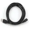 Gembird CCP-MUSB2-AMBM-10 câble USB 3 m USB 2.0 Micro-USB B USB A Noir