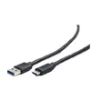 Câble USB-C GEMBIRD CCP-USB3-AMCM-1M - Double blindage - 1m - Noir