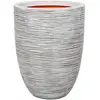 Capi KOFI782 Vase Naturel élégant à côtes Basses, Ivoire, 91,4 x 119,4 cm