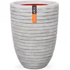 Capi Pot à fleurs Nature Row élégant bas 46x58 cm ivoire KRWI783 TU