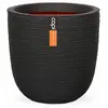 Pot de fleur boule - CAPI EUROPE - RIB NL - 43 x 41 cm - Noir