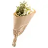 Bouquet Fleurs Séchées mix blanc déco 50 cm