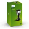 Philips Lampadaire borne myGarden Creek E27 Lumière blanche et chaude Noir