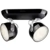 Philips myLiving Plafonnier LED Dyna 2 x 3 W Noir 532323016
