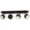 Philips Réglette 4 spots LED Phillips DYNA noir