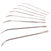 Lot de 8 Tiges d'urètre courbées VAN BUREN 22cm - Diamètres 3 à 7mm 