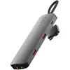 Linq Connects Hub 2 USB-C Multiports 7-en-2 PD 100W Ethernet Modèle D2 Pro MST Gris