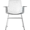 HK LIVING - Fauteuil Metal wire - Argent - Acier