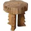 Tabouret en bois sculpté - HKLIVING