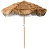 HK LIVING - Parasol Serengeti - Beige - Raphia synthétique