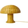 HK LIVING - Lampe de table Rattan - Jaune - Rotin