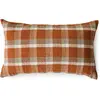 HKliving - Coussin à carreaux Orange 60x35