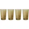 HKliving - Tasses 70's - Set de 4 Brun taille unique