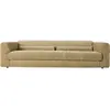 Canapé en velours royal velvet crème 274 cm Club Couch - Hkliving
