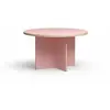Table à manger ronde en bois rose 129 cm - HKliving